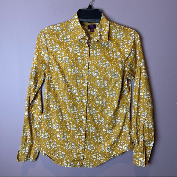 J Crew Liberty Slim Perfect Shirt Floral J5565 - Size 2 - Picture 10 of 10